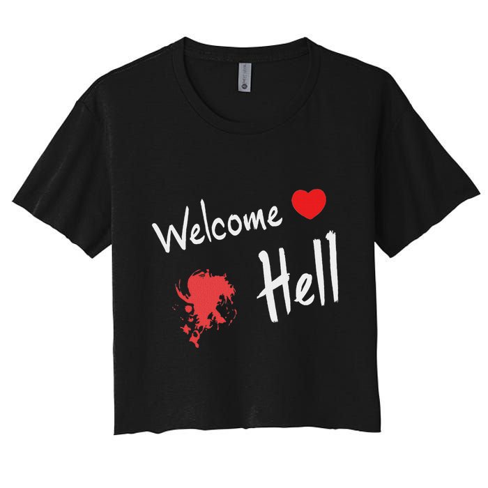 Touhou Project Welcome Hell Gensokyo Relaxed Crop Top
