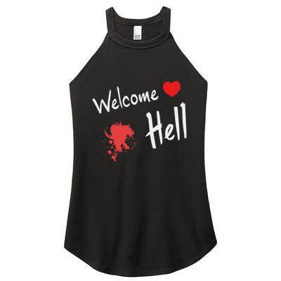 Touhou Project Welcome Hell Gensokyo Relaxed Women's Perfect Tri Rocker Tank
