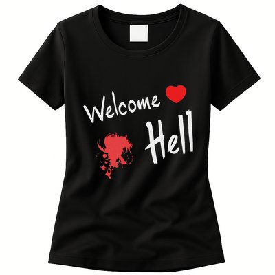 Touhou Project Welcome Hell Gensokyo Relaxed Womens T-Shirt