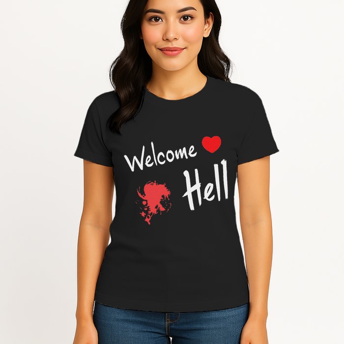 Touhou Project Welcome Hell Gensokyo Relaxed Womens T-Shirt