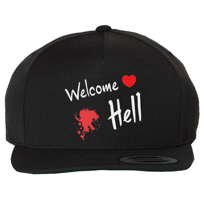 Touhou Project Welcome Hell Gensokyo Relaxed Wool Snapback Cap