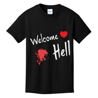 Touhou Project Welcome Hell Gensokyo Relaxed Kids T-Shirt