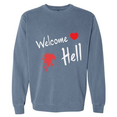 Touhou Project Welcome Hell Gensokyo Relaxed Garment-Dyed Sweatshirt