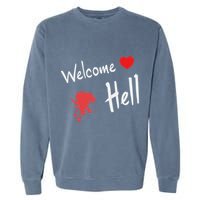 Touhou Project Welcome Hell Gensokyo Relaxed Garment-Dyed Sweatshirt