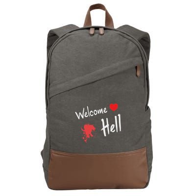 Touhou Project Welcome Hell Gensokyo Relaxed Cotton Canvas Backpack