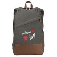 Touhou Project Welcome Hell Gensokyo Relaxed Cotton Canvas Backpack