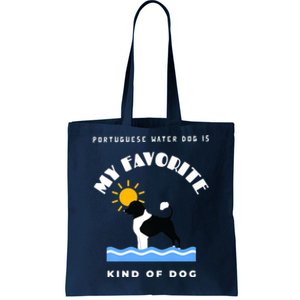 The Portuguese Water Dog My Favorite Kind Of Dog (Irish) Premium Tote Bag