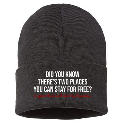 Two Places You Can Stay For Free In Your Lane And Out My Business Sustainable Knit Beanie