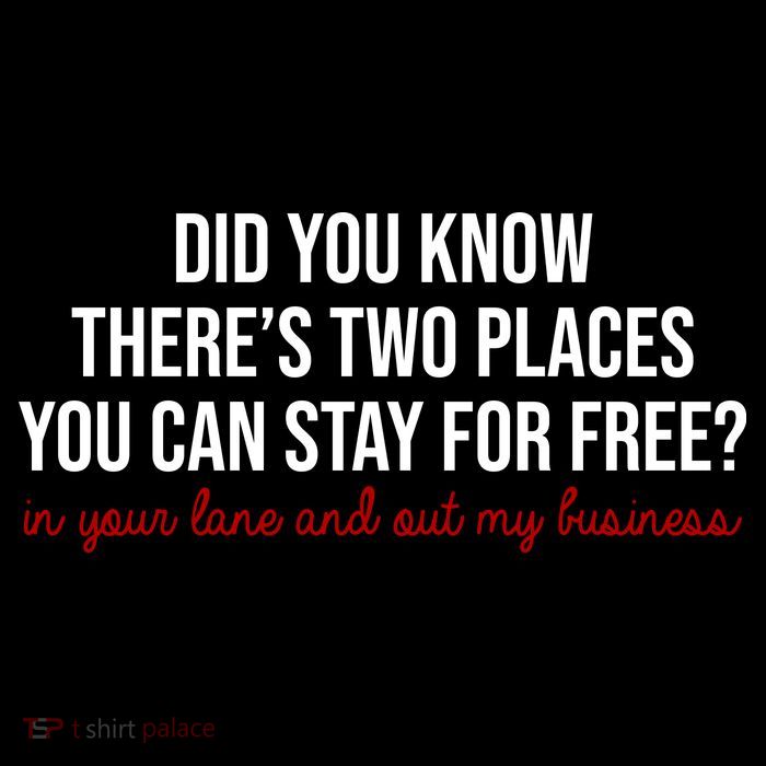 Two Places You Can Stay For Free In Your Lane And Out My Business Zip Tote Bag
