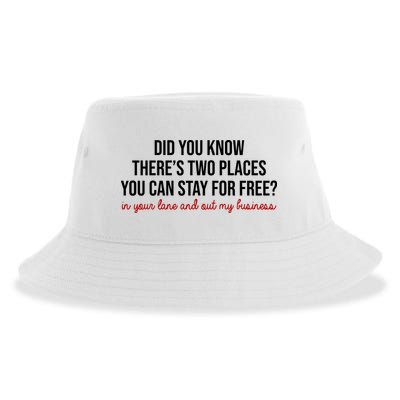 Two Places You Can Stay For Free In Your Lane And Out My Business Sustainable Bucket Hat
