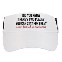 Two Places You Can Stay For Free In Your Lane And Out My Business Adult Drive Performance Visor