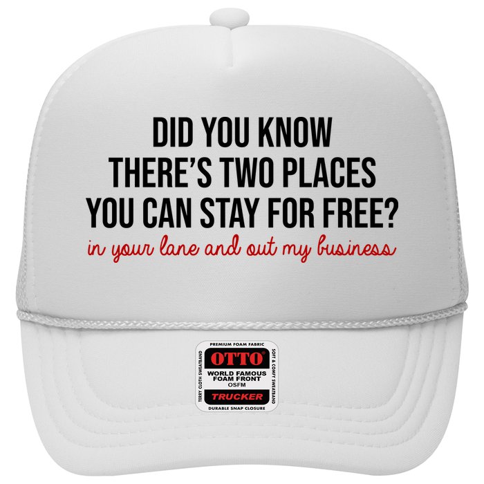 Two Places You Can Stay For Free In Your Lane And Out My Business Hat
