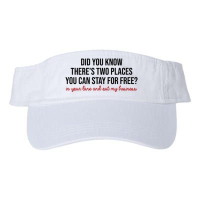 Two Places You Can Stay For Free In Your Lane And Out My Business Visor