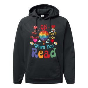 The Places You’Ll Go When You Read Performance Fleece Hoodie