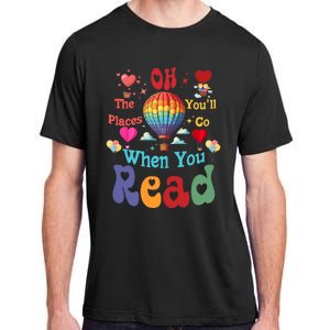 The Places You’Ll Go When You Read Adult ChromaSoft Performance T-Shirt