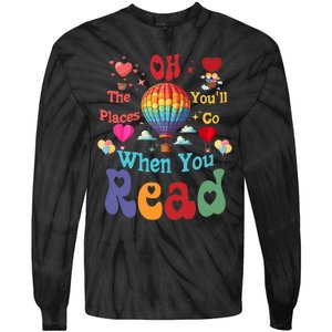 The Places You’Ll Go When You Read Tie-Dye Long Sleeve Shirt