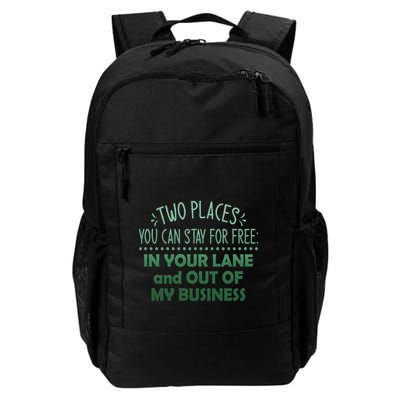 Two Places You Can Stay For Free In Your Lane And Business Backpack