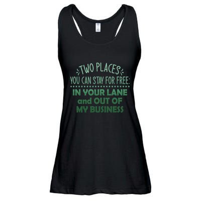 Two Places You Can Stay For Free In Your Lane And Business Ladies Essential Flowy Tank