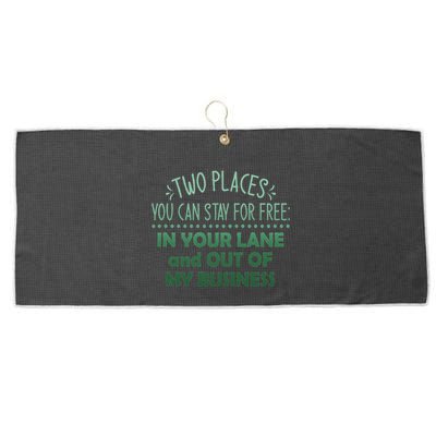 Two Places You Can Stay For Free In Your Lane And Business Large Microfiber Waffle Golf Towel