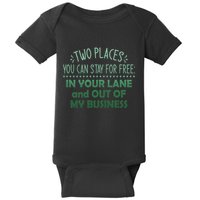 Two Places You Can Stay For Free In Your Lane And Business Baby Bodysuit