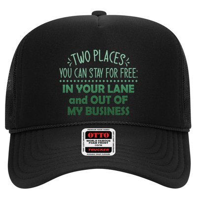 Two Places You Can Stay For Free In Your Lane And Business Trucker Hat