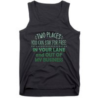Two Places You Can Stay For Free In Your Lane And Business Tank Top