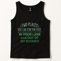 Two Places You Can Stay For Free In Your Lane And Business Tank Top