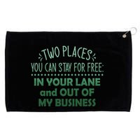 Two Places You Can Stay For Free In Your Lane And Business Grommeted Golf Towel