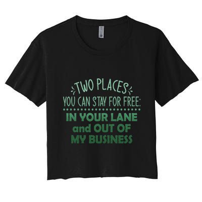 Two Places You Can Stay For Free In Your Lane And Business Crop Top