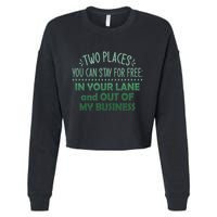 Two Places You Can Stay For Free In Your Lane And Business Cropped Pullover Crew
