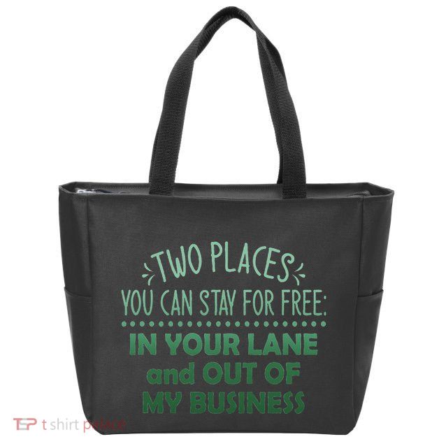 Two Places You Can Stay For Free In Your Lane And Business Zip Tote Bag