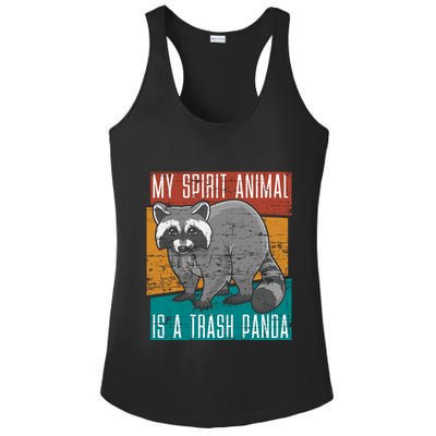 Trash Panda Zoo Keeper Gift Spirit Animal Racoon Cool Gift Ladies PosiCharge Competitor Racerback Tank