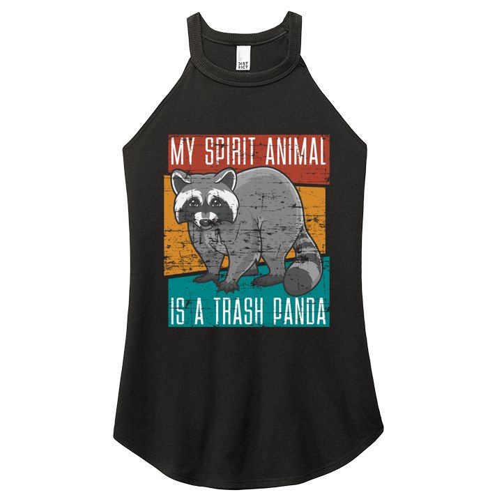Trash Panda Zoo Keeper Gift Spirit Animal Racoon Cool Gift Women's Perfect Tri Rocker Tank