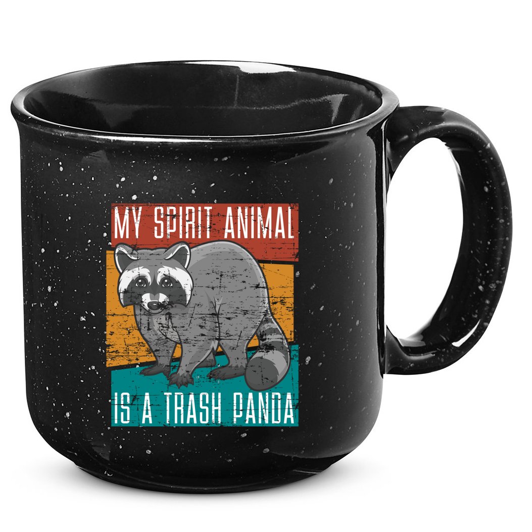 Trash Panda Zoo Keeper Gift Spirit Animal Racoon Cool Gift 15oz Campfire Ceramic Mug
