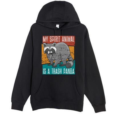 Trash Panda Zoo Keeper Gift Spirit Animal Racoon Cool Gift Premium Pullover Hoodie