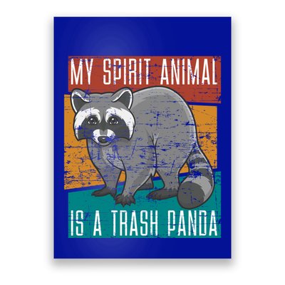 Trash Panda Zoo Keeper Gift Spirit Animal Racoon Cool Gift Poster