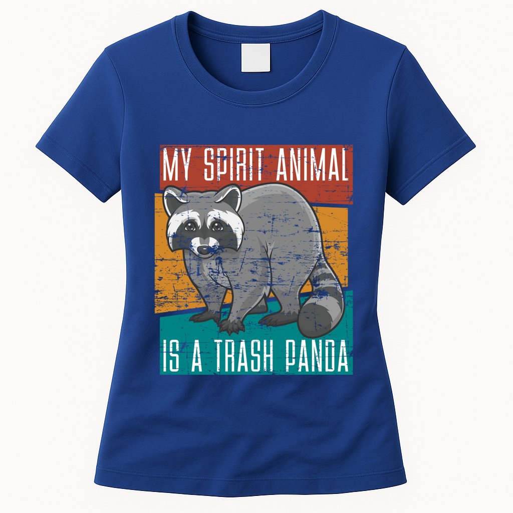 Trash Panda Zoo Keeper Gift Spirit Animal Racoon Cool Gift Womens T-Shirt