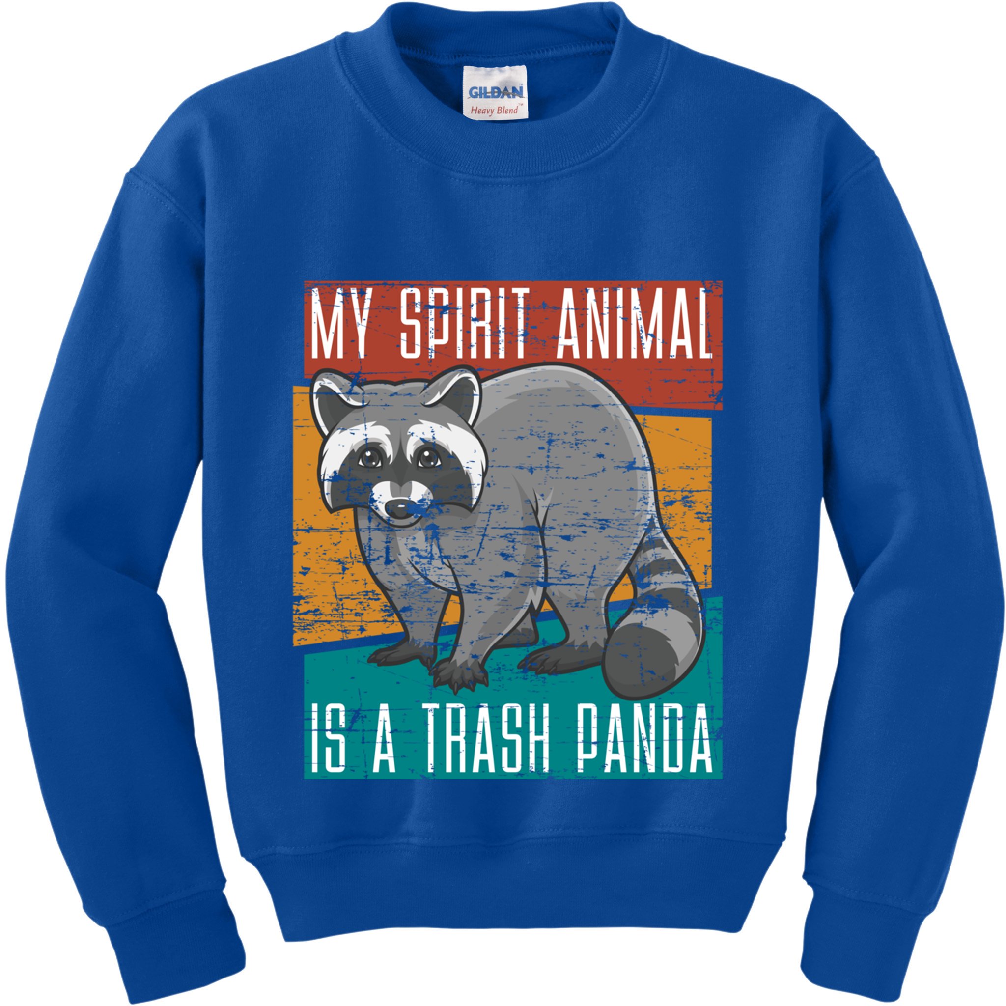 Trash Panda Zoo Keeper Gift Spirit Animal Racoon Cool Gift Kids Sweatshirt