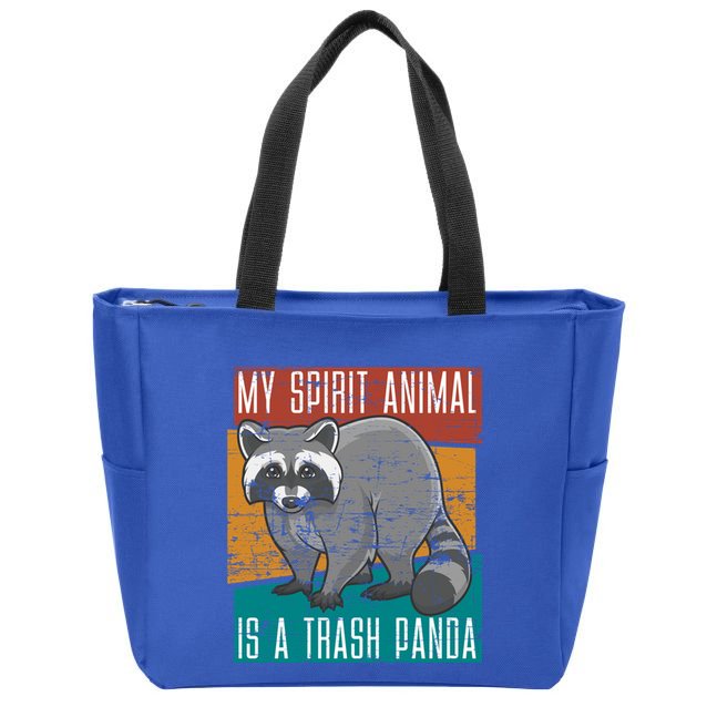 Trash Panda Zoo Keeper Gift Spirit Animal Racoon Cool Gift Zip Tote Bag