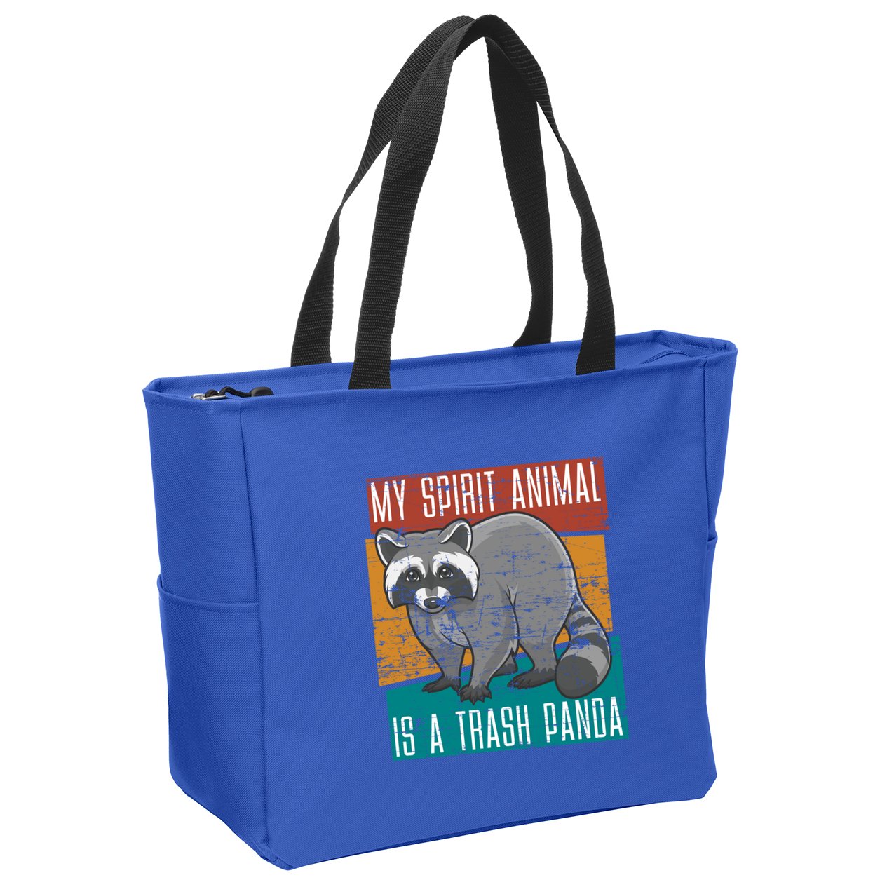 Trash Panda Zoo Keeper Gift Spirit Animal Racoon Cool Gift Zip Tote Bag