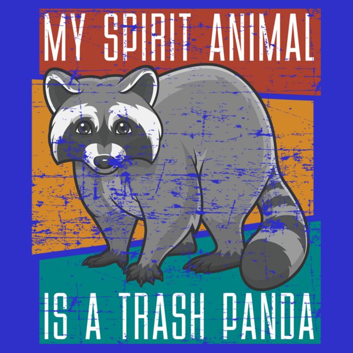 Trash Panda Zoo Keeper Gift Spirit Animal Racoon Cool Gift Zip Tote Bag