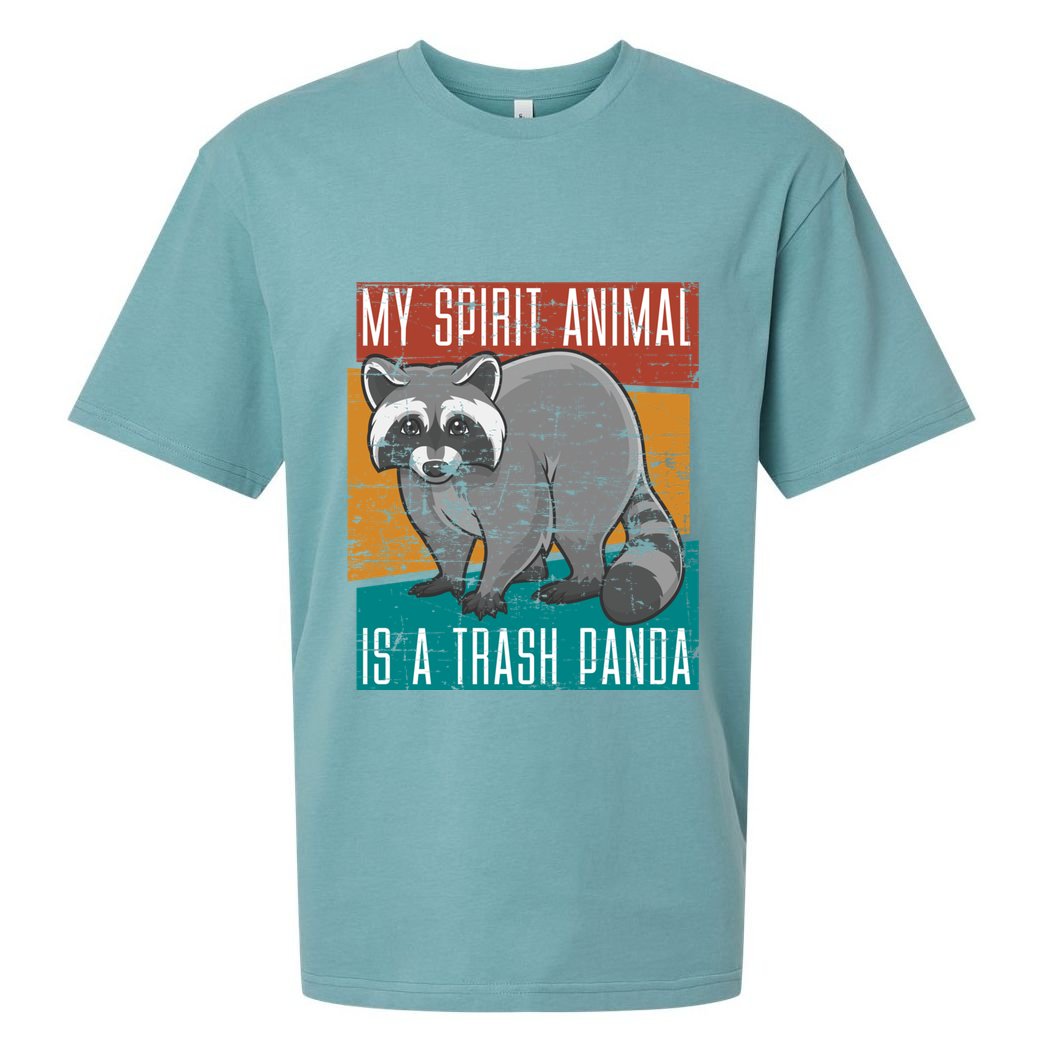 Trash Panda Zoo Keeper Gift Spirit Animal Racoon Cool Gift Sueded Cloud Jersey T-Shirt