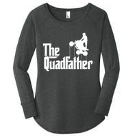 The Quadfather ATV Four Wheeler Quad Bike Gift Women's Perfect Tri Tunic Long Sleeve Shirt