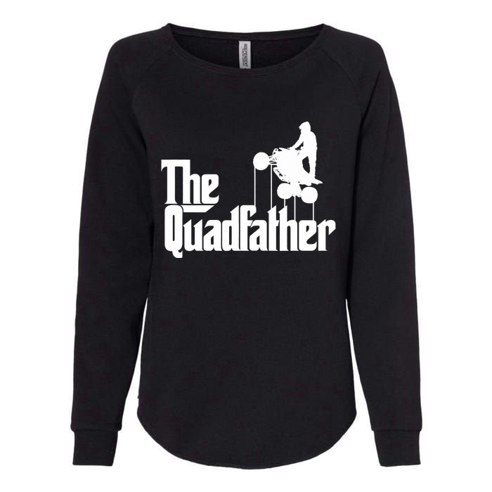 The Quadfather ATV Four Wheeler Quad Bike Gift Womens California Wash Sweatshirt