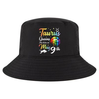 Taurus Queens Are Born On May 9th Happy Birthday To Me You Cool Comfort Performance Bucket Hat