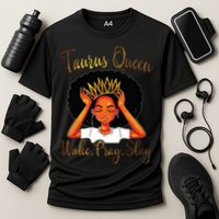 Taurus Queens Are Born In April 20 May 20 Gift Cooling Performance Crew T-Shirt