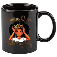 Taurus Queens Are Born In April 20 May 20 Gift 11oz C Handle Ceramic Mug