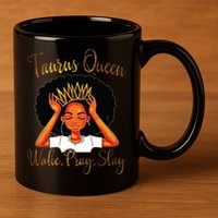 Taurus Queens Are Born In April 20 May 20 Gift 11oz C Handle Ceramic Mug