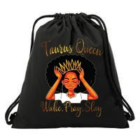 Taurus Queens Are Born In April 20 May 20 Gift Drawstring Bag