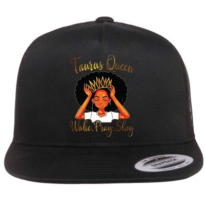 Taurus Queens Are Born In April 20 May 20 Gift Flatbill Hat